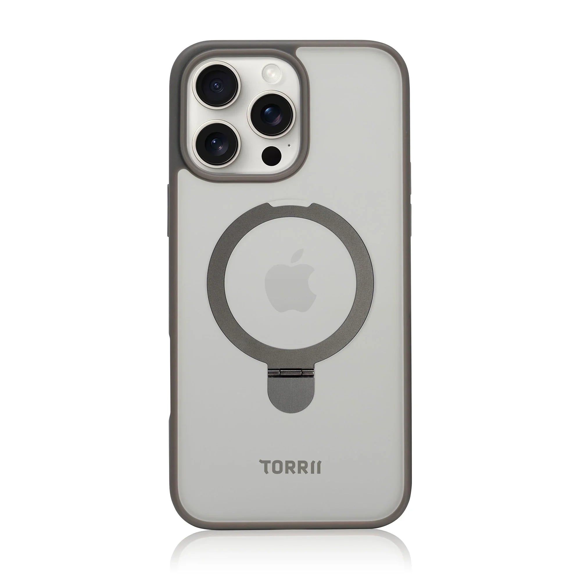 iPhone 16 Pro Max Torrii Torero Stand Magsafe Cover - Gray - Tashqila iPhone 16 Pro Max Torrii Torero Stand Magsafe Cover - Gray - Tashqila